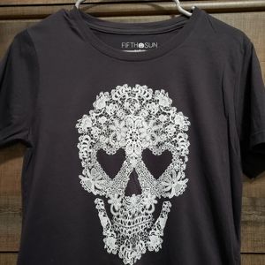 NEW Lace Skull Tee